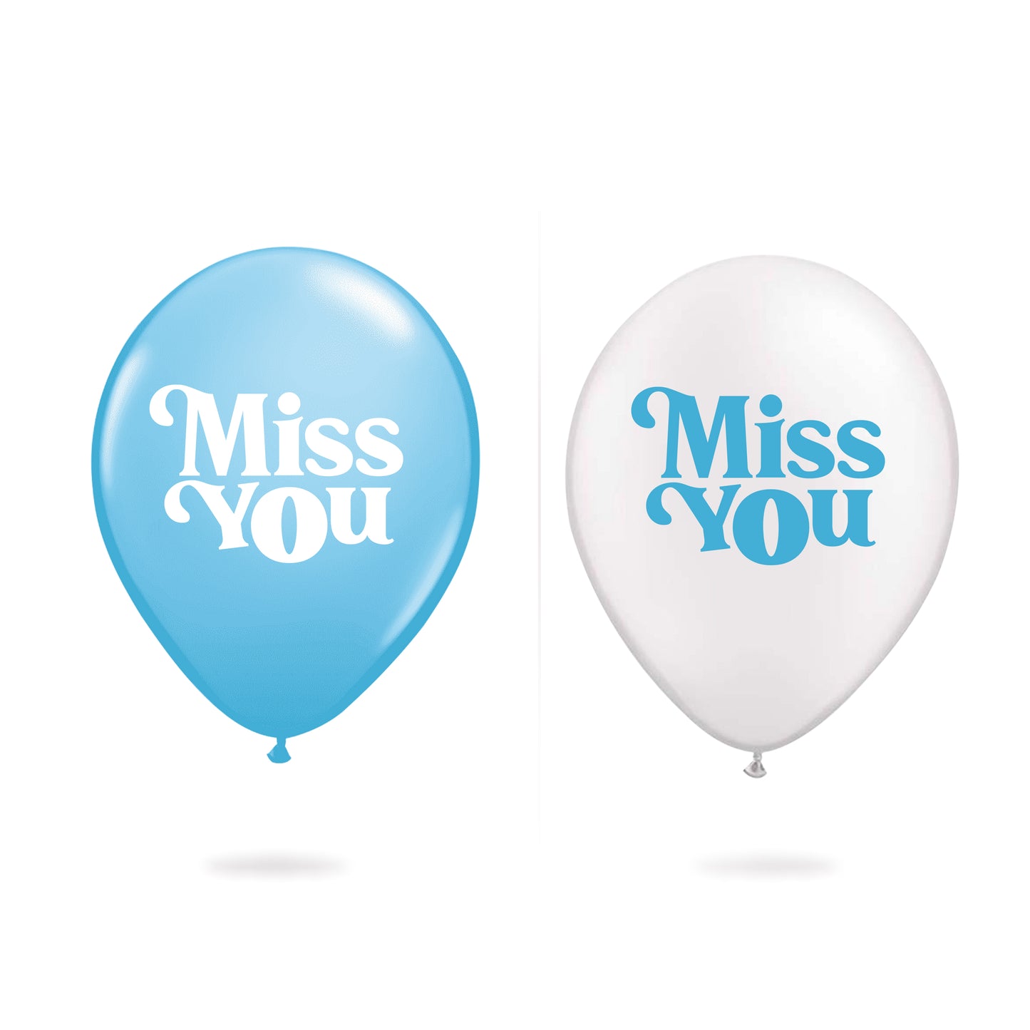 “Miss You” 18” Balloons Bundle